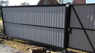 Купить сваи для ворот в Севастополь. Заказать ворота на сваях под ключ от 21971 руб